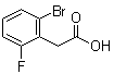 structure of CAS# 1214322-99-2, 2-溴-6-氟苯乙酸