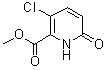 structure of CAS# 1214361-05-3, 3-氯-1,6-二氢-6-氧代-2-吡啶羧酸甲酯