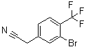 structure of CAS# 1214372-42-5, 3-溴-4-(三氟甲基)苯乙腈
