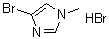 structure of CAS# 1215206-41-9, 4-Bromo-1-methyl-1H-imidazole hydrobromide