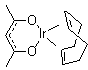 structure of CAS# 12154-84-6, (乙酰基丙酮)(1,5-环辛二烯)铱(I)