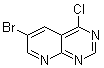 structure of CAS# 1215787-31-7, 6-溴-4-氯吡啶并[2,3-d]嘧啶
