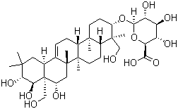 structure of CAS# 121686-42-8, Deacylgymnemic acid