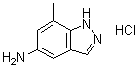CAS # 1216951-05-1, 7-Methyl-1H-indazol-5-amine hydrochloride (1:1)