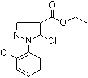 CAS 登录号：121716-34-5, 5-氯-1-(2-氯苯基)-1H-吡唑-4-甲酸乙酯