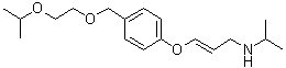 CAS # 1217245-60-7, 3-[4-[[2-(1-Methylethoxy)ethoxy]methyl]phenoxy]-N-(1-methylethyl)-2-Propen-1-amine