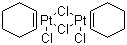 CAS # 12176-53-3, Dichlorobis[chloro(cyclohexene)platinum(II), Bis[dichloro(cyclohexene)platinum], Cyclohexenedichloroplatinum