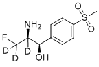 CAS 登录号：1217625-88-1, (1R,2S)-2-氨基-3-氟-1-[4-(甲基磺酰基)苯基]-1-(2,3,3-2H3)丙醇