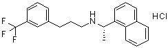 structure of CAS# 1217809-88-5, (S)-Cinacalcet hydrochloride