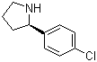 structure of CAS# 1217831-54-3, (R)-2-(4-氯苯基)吡咯烷