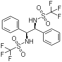 structure of CAS# 121788-77-0, (S,S)-N,N'-Bis(trifluoromethanesulfonyl)-1,2-diphenylethylenediamine
