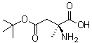 structure of CAS# 1217977-71-3, 2-甲基-L-天冬氨酸 4-叔丁酯
