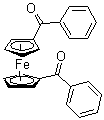 structure of CAS# 12180-80-2, 1,1'-二苯甲酰基二茂铁