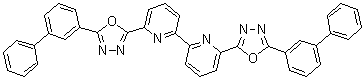 structure of CAS# 1219827-28-7, 6,6'-二(5-[1,1'-联苯]-3-基-1,3,4-恶二唑-2-基)-2,2'-联吡啶