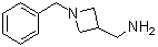 structure of CAS# 1219967-55-1, 1-(Phenylmethyl)-3-azetidinemethanamine