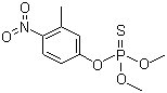structure of CAS# 122-14-5, 杀螟松
