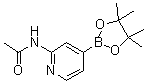 structure of CAS# 1220220-21-2, N-[4-(4,4,5,5-四甲基-1,3,2-二氧硼杂环戊烷-2-基)吡啶-2-基]乙酰胺