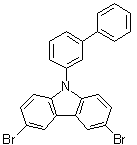 structure of CAS# 1221237-88-2, 9-[1,1'-联苯]-3-基-3,6-二溴-9H-咔唑