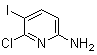 structure of CAS# 1221398-11-3, 6-氯-5-碘-2-吡啶胺