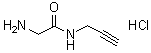 CAS 登录号：1221722-25-3, 2-氨基-N-2-丙炔-1-基乙酰胺盐酸盐