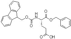 structure of CAS# 122350-52-1, N-[芴甲氧羰基]-L-谷氨酸苄酯