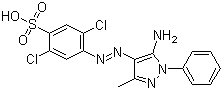 CAS # 12239-15-5, Acid Yellow 49, 4-[(5-Amino-3-methyl-1-phenyl-1H-pyrazol-4-yl)azo]-2,5-dichlorobenzenesulphonic acid