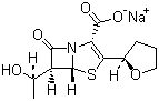 structure of CAS# 122547-49-3, 法罗培南钠