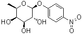 structure of CAS# 1226-39-7, 4-硝基苯基 beta-D-吡喃岩藻糖苷