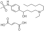 structure of CAS# 122647-32-9, 富马酸伊布利特