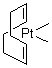 structure of CAS# 12266-92-1, (1,5-环辛二烯)二甲基铂(II)