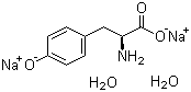 structure of CAS# 122666-87-9, L-酪氨酸二钠盐二水合物