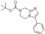 structure of CAS# 1226776-87-9, 5,6-二氢-3-苯基咪唑并[1,2-a]吡嗪-7(8H)-羧酸叔丁酯