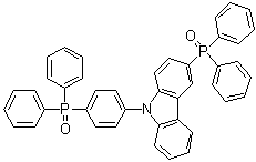 structure of CAS# 1226860-68-9, 3-二苯基氧膦基-9-(4'-二苯基氧膦基苯基)咔唑