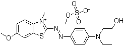 structure of CAS# 12270-13-2, 碱性蓝 41