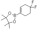 structure of CAS# 1227068-84-9, 4,4-二氟环己烯-1-硼酸频哪醇酯