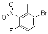 structure of CAS# 1227210-35-6, 1-溴-4-氟-2-甲基-3-硝基苯
