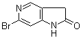 structure of CAS# 1227267-32-4, 6-溴-1,3-二氢-2H-吡咯并[3,2-c]吡啶-2-酮