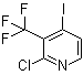 structure of CAS# 1227603-55-5, 2-Chloro-4-iodo-3-(trifluoromethyl)pyridine