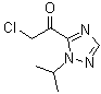 structure of CAS# 1227958-34-0, 2-Chloro-1-[1-(1-methylethyl)-1H-1,2,4-triazol-5-yl]ethanone