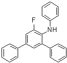 structure of CAS# 1228153-91-0, 5'-Fluoro-N-phenyl-[1,1':3',1''-terphenyl]-4'-amine