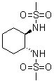 structure of CAS# 122833-58-3, N,N'-(1R,2R)-1,2-环己烷二基双甲烷磺酰胺
