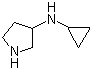 CAS 登录号：1228458-66-9, N-环丙基-3-氨基吡咯烷