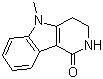 CAS 登录号：122852-75-9, 2,3,4,5-四氢-5-甲基-1H-吡啶并[4,3-b]吲哚-1-酮