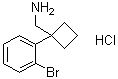 CAS # 1228879-39-7, 1-(2-Bromophenyl)cyclobutanemethanamine hydrochloride (1:1)