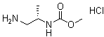 structure of CAS# 1229025-32-4, N-[(1S)-2-氨基-1-甲基乙基]-氨基甲酸甲酯盐酸盐