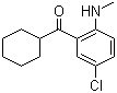 CAS # 122908-18-3, 2-Methylamino-5-chlorophenylcyclohexylmethanone, 5-Chloro-2-(methylaminophenyl)cyclohexylmethanone