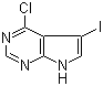 structure of CAS# 123148-78-7, 4-氯-5-碘-7H-吡咯并[2,3-d]嘧啶