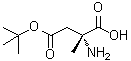 structure of CAS# 1231709-25-3, 2-甲基-D-天冬氨酸 4-叔丁酯