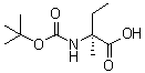 structure of CAS# 123254-58-0, N-tert-Butoxycarbonyl-D-isovaline