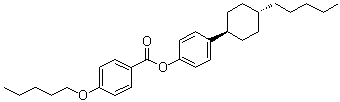 CAS 登录号：1233010-35-9, 4-(戊氧基)苯甲酸 4-(反式-4-戊基环己基)苯基酯
